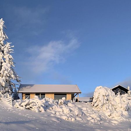 Amazing Home In Sjusjoen With Kitchen Exterior foto