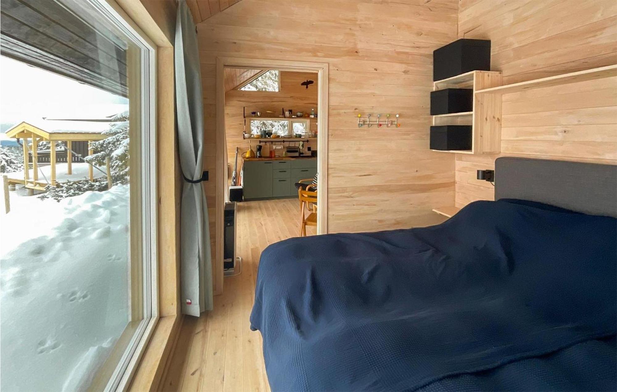 Amazing Home In Sjusjoen With Kitchen Exterior foto