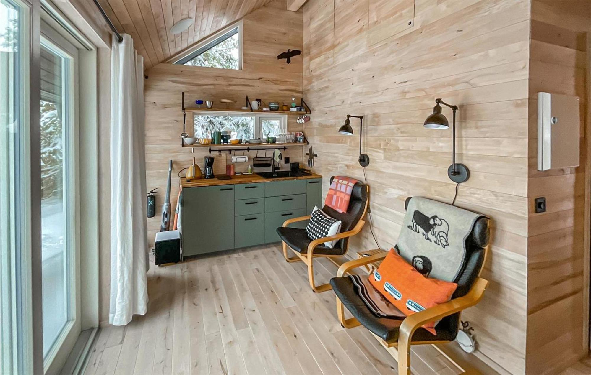 Amazing Home In Sjusjoen With Kitchen Exterior foto